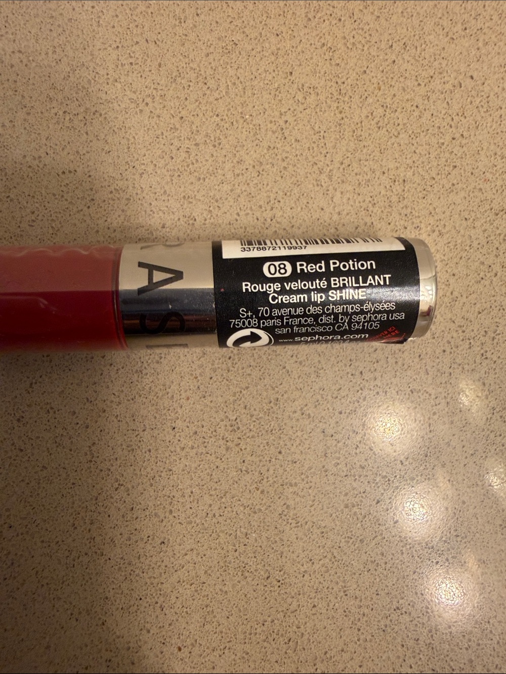 NWT Sephora Cream Lip Shine- Red potion - Picture 4 of 5